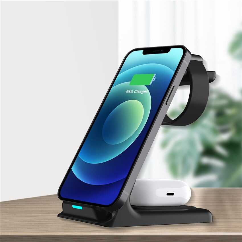 30W 3 in 1 Wireless Charger Stand Pad For iPhone 14 13 12 11 X Apple Watch Fast Charging Dock Station for Airpods Pro iWatch 8 7