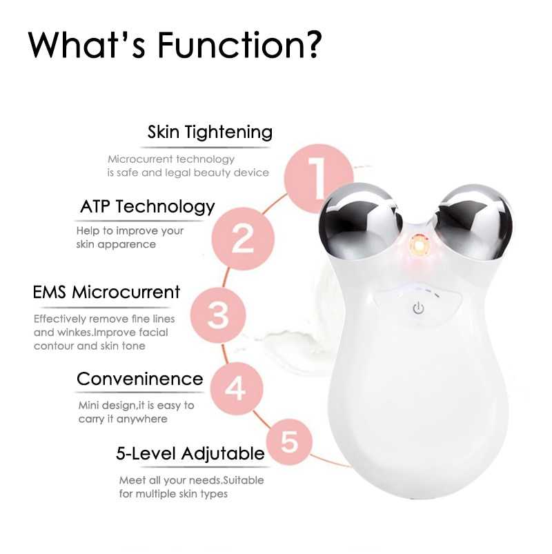 USB microcurrent Massager face lift skin care tools Skin Tightening lifting facial wrinkle remover toning Beauty Massage machine