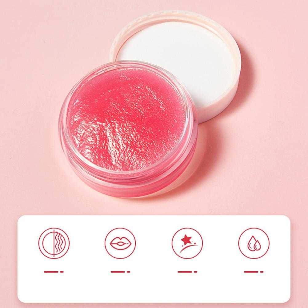 1pc Lip Scrub Mask Lip Plumper Moisture Lip Balm Exfoliating Anti-Ageing Scrub Lip Film Nourish Repair Fine Lines Lips Care