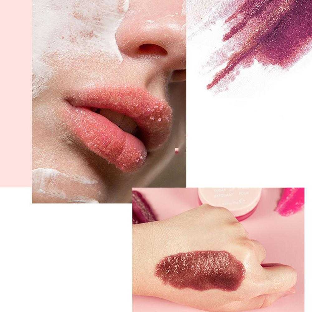 1pc Lip Scrub Mask Lip Plumper Moisture Lip Balm Exfoliating Anti-Ageing Scrub Lip Film Nourish Repair Fine Lines Lips Care