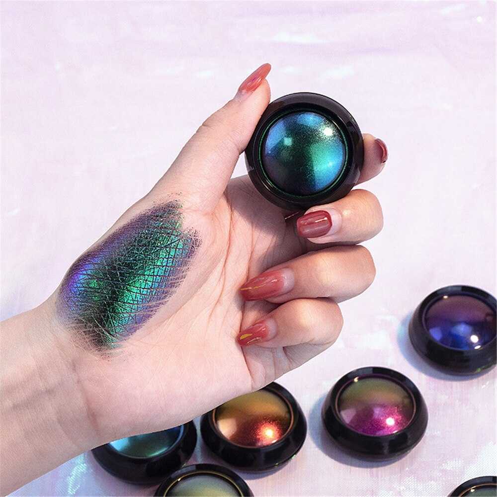 Optical Chameleons Eyeshadow Diamond Gloss Shiny High Gloss Mono Eyeshadow Eyeshadow Pallete Eye Glitter Pigment wholesale