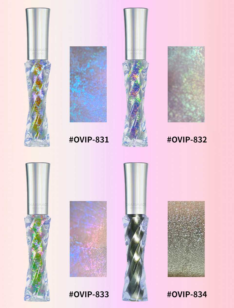 CHARMACY Glitter Professional Eyeshadow Chameleon Liquid Eyeshadow Shiny Long-lasting Eye Shadow High Quality Makeup Cosmetic