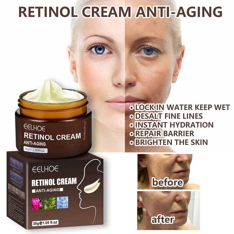 Retinol Wrinkle Remover Face Cream Anti-Aging Firming Lifting korean skin care products Fade Fine Lines Moisturizing Cosmetics