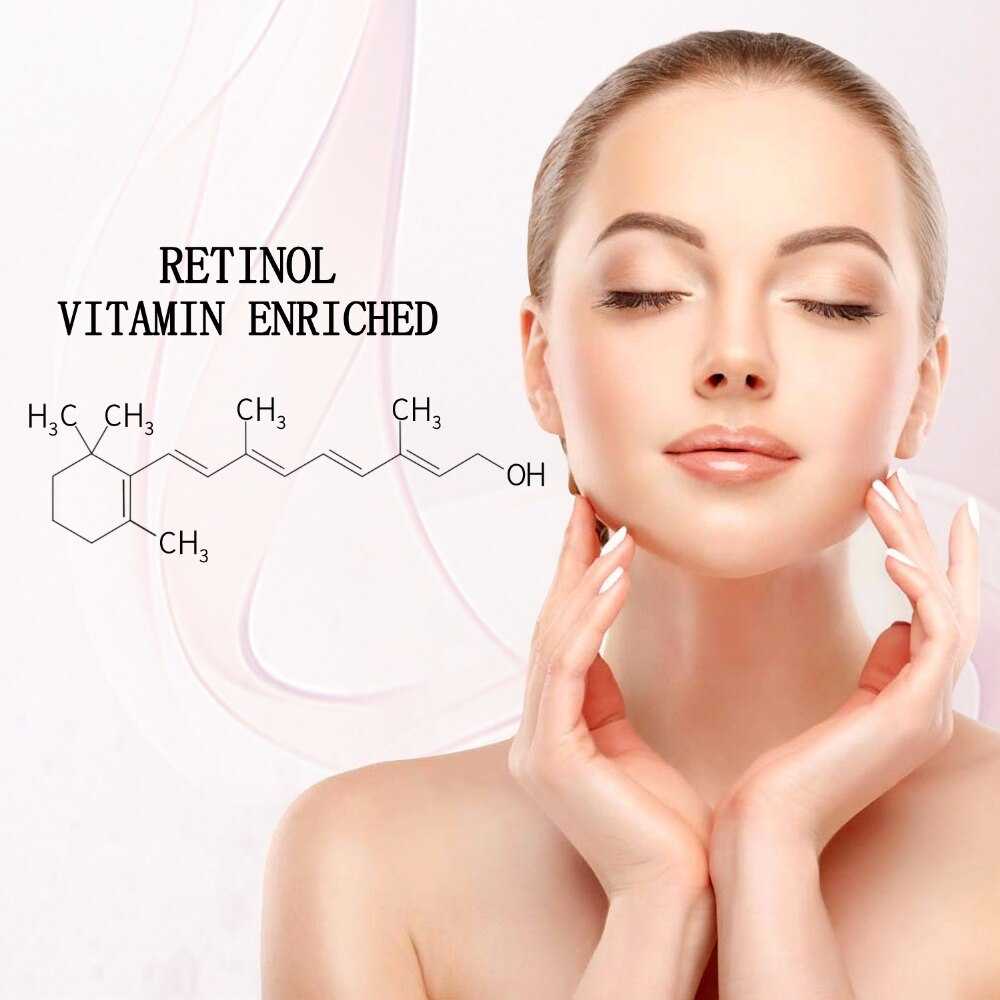 Mabox 50ml Retinol 2.5%Moisturizer Face Cream Hyaluronic Acid AntiAging Remove Wrinkle Vitamin E Collagen Smooth Whitening Cream