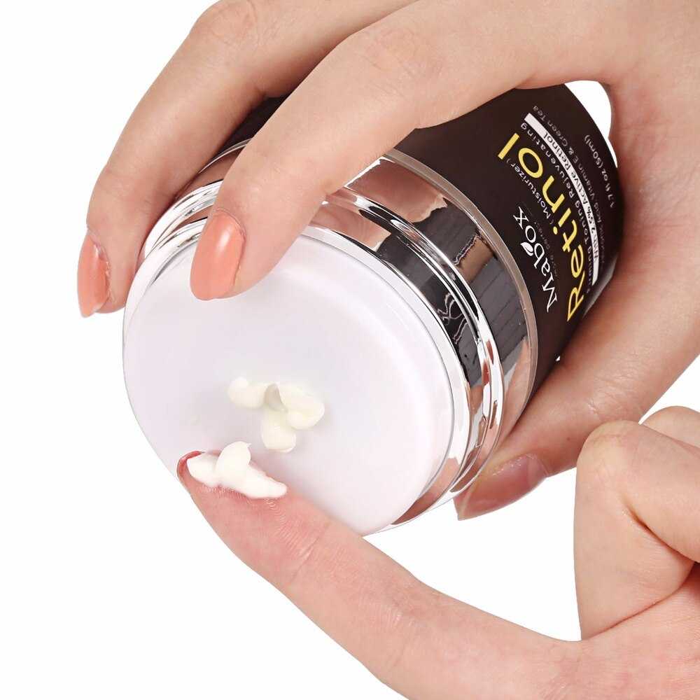 Mabox 50ml Retinol 2.5%Moisturizer Face Cream Hyaluronic Acid AntiAging Remove Wrinkle Vitamin E Collagen Smooth Whitening Cream