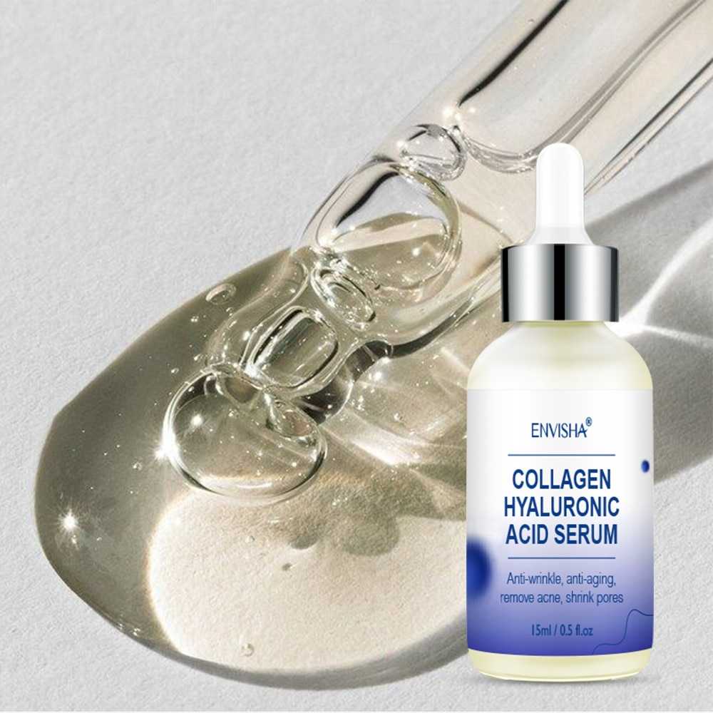 ENVISHA Face Skin Care Collagen Hyaluronic Acid Serum Retinol Vitamin Anti-Aging Wrinkle Moisturizing Whitening Shrink Pores