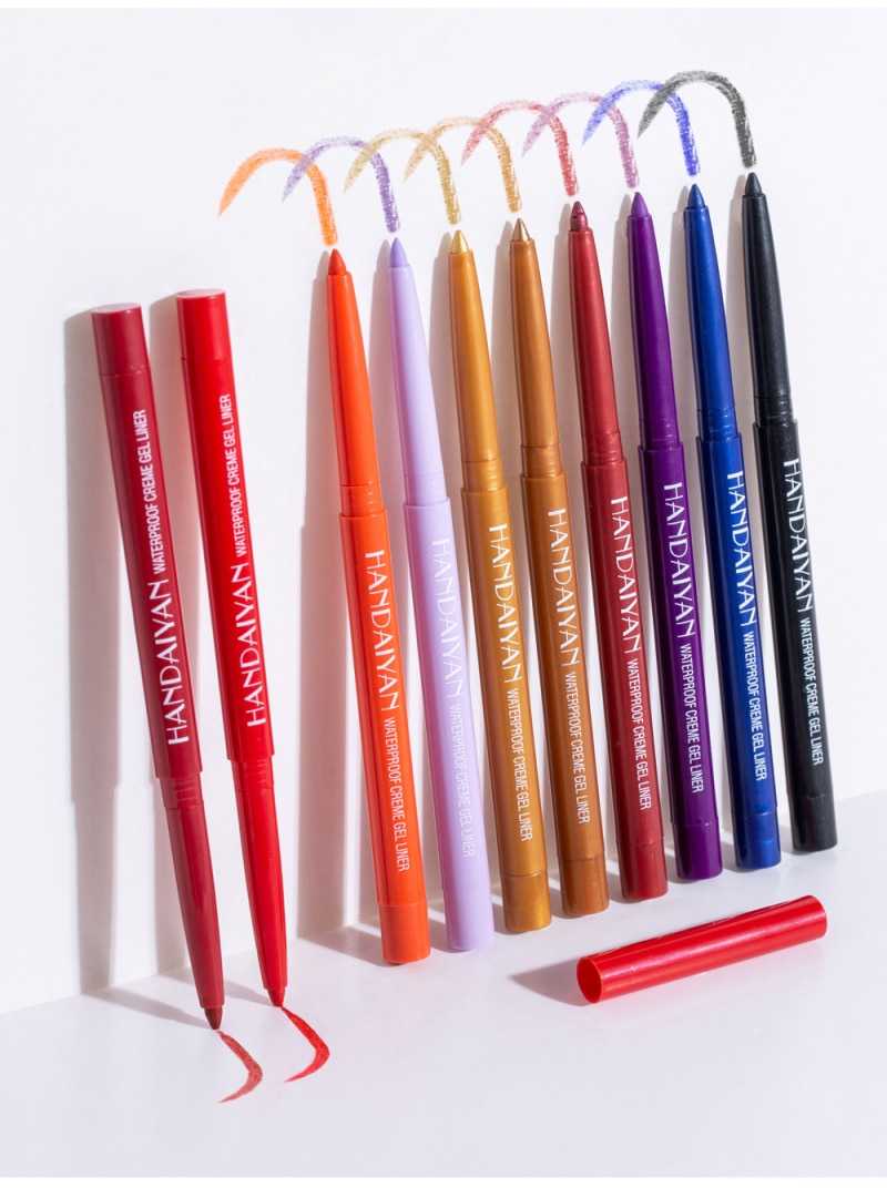 20 Color Neon Matte Liquid Eyeliner Pencil Waterproof Long-lasting Colorful White Yellow Blue Eye Liner Gel Pen Makeup Cosmetics