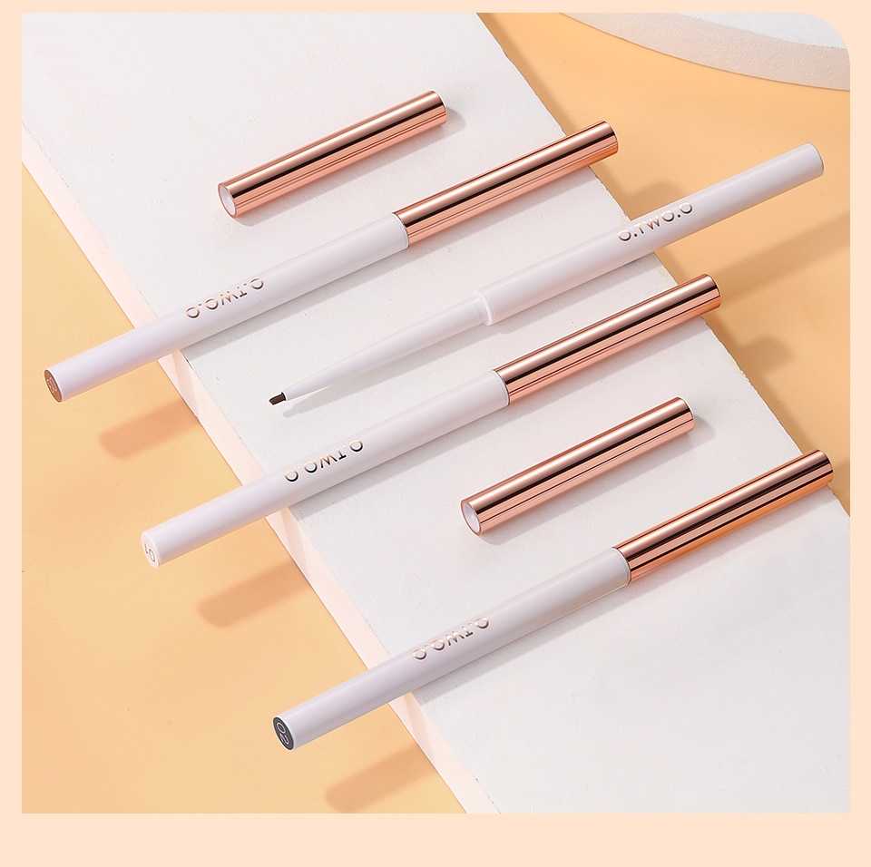 O.TWO.O Eyeliner Gel Pencil Eye Liner Pen 4 Colors 1.0MM Ultra-fine Smooth Waterproof White Brown Eyeliner Pen Makeup for Eyes