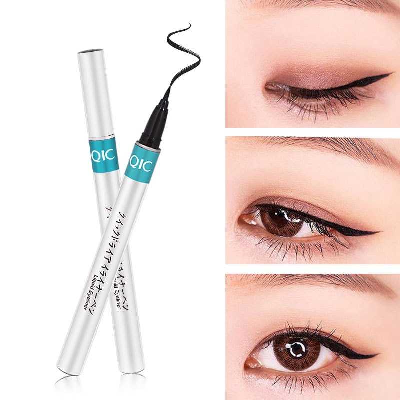 Black Eyeliner Pen Cosmetics Waterproof Long Lasting Face Makeup Quick-drying Eyeliner Women Liquid Eye Pencil Beauty Tools