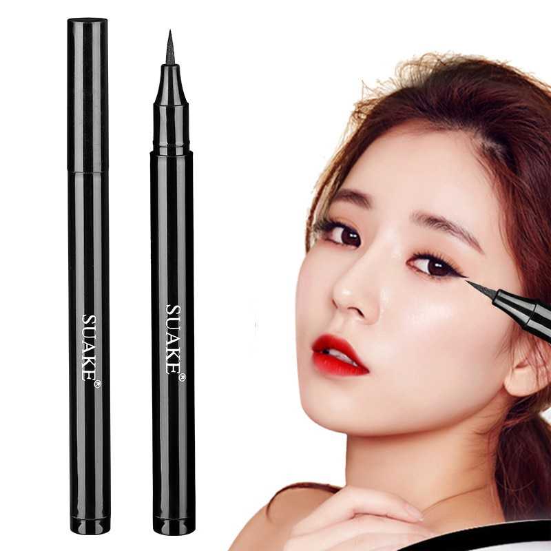 Black Eyeliner Pen Cosmetics Waterproof Long Lasting Face Makeup Quick-drying Eyeliner Women Liquid Eye Pencil Beauty Tools