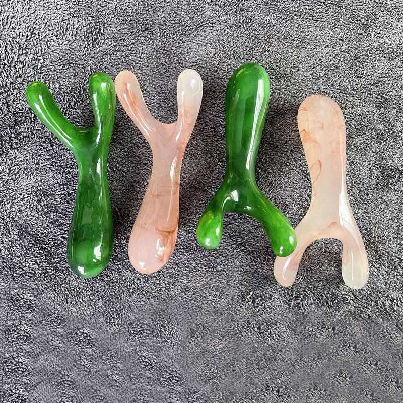 1Pcs Worm Shape Resin Nose Massager Promote Blood Circulation For Trigger Point Therapy Pedicure Gua Sha Board Nose Lifting Tool