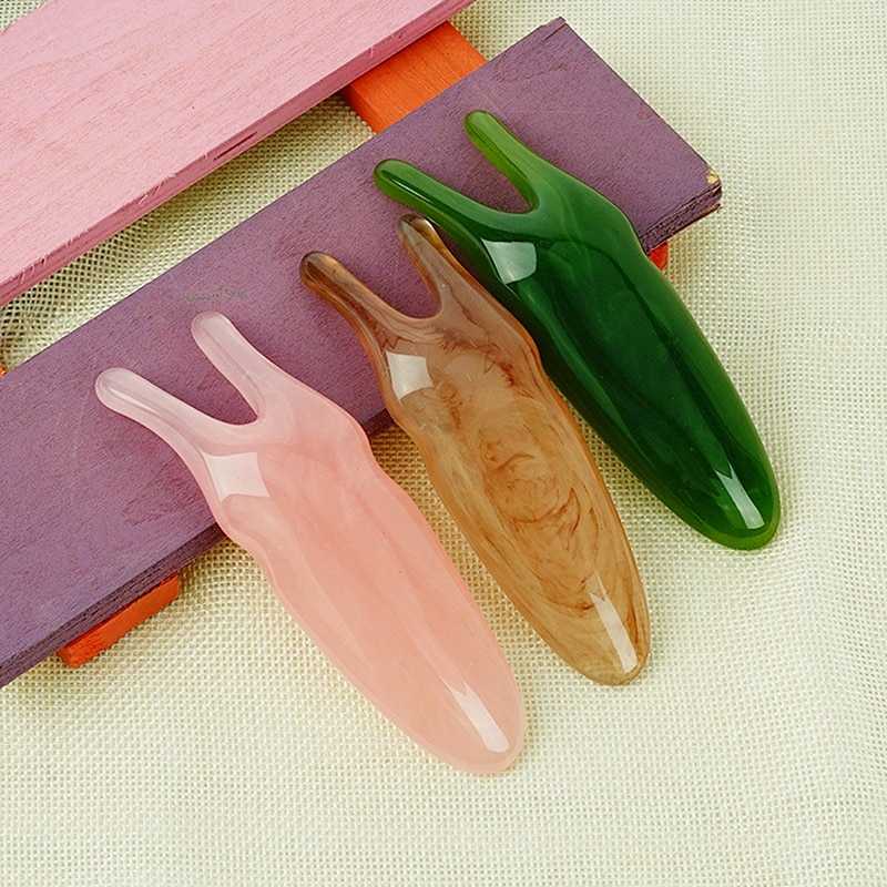 1Pcs Worm Shape Resin Nose Massager Promote Blood Circulation For Trigger Point Therapy Pedicure Gua Sha Board Nose Lifting Tool