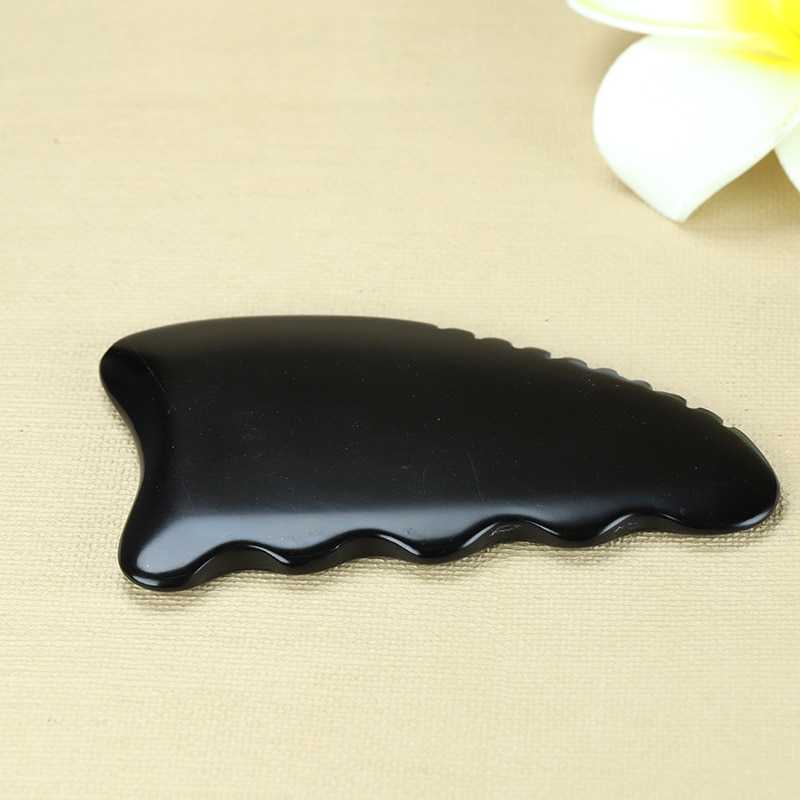 Natural Aura Stone Chinese Gua Sha Tool BianStone Scraping GuaSha Massager For Face Lift SPA Slimming Massage Sculpts Body