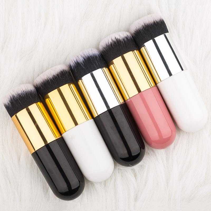 1PCS Foundation Brush Professional Nylon Reusable Highlight Brush Concealer Brush Beauty Cosmetics Brush Makeup Tool