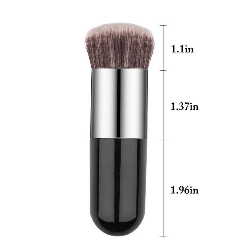 1PCS Foundation Brush Professional Nylon Reusable Highlight Brush Concealer Brush Beauty Cosmetics Brush Makeup Tool