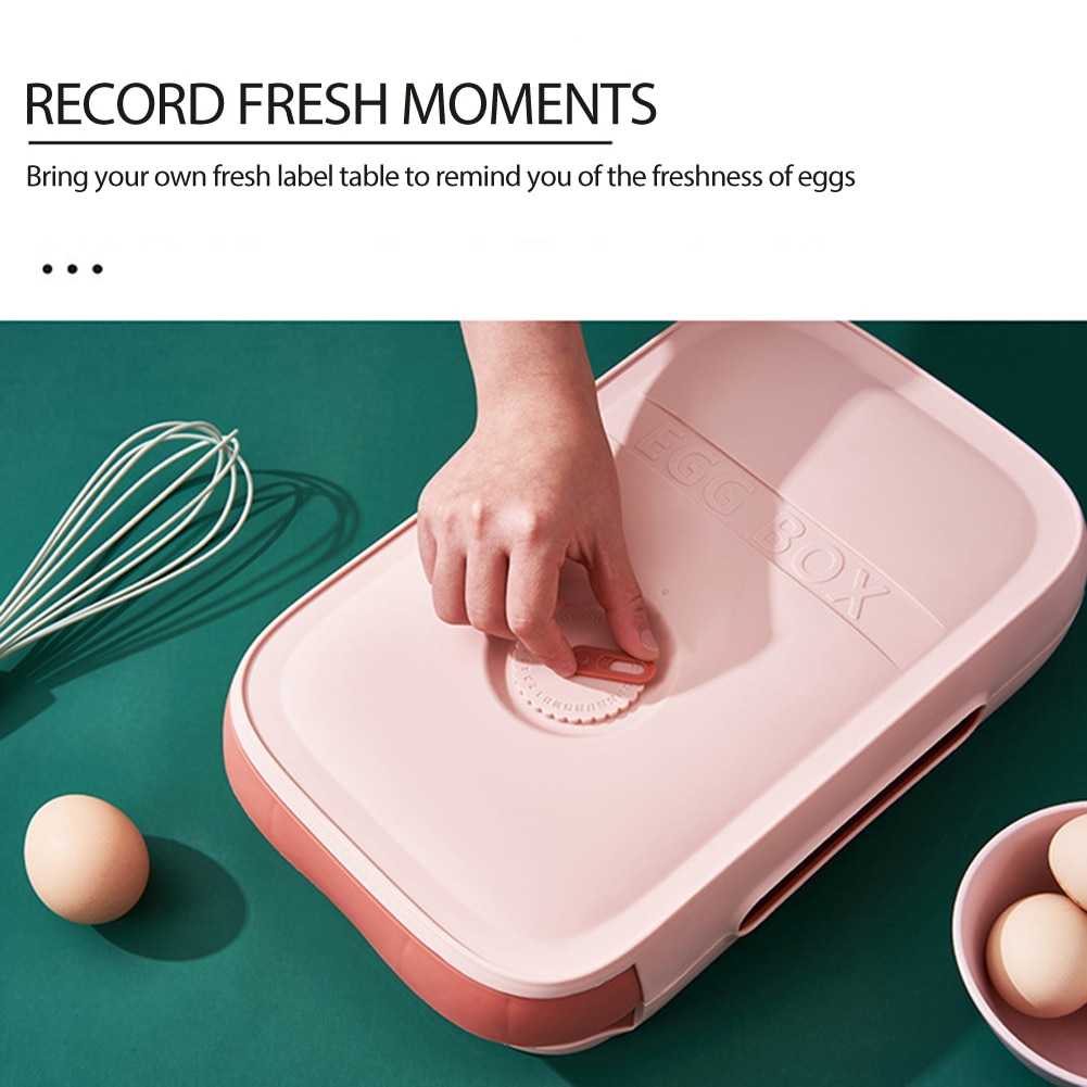 Drawer Type Refrigerator Egg Storage Box Fresh Keeping Dumpling Holder Household Organizer Drawer Type Case Holder For Kitchen