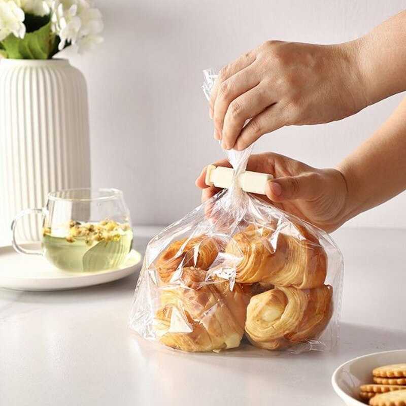 Portable bread Snack Bag Sealer Kitchen Storage Food Seal Sealing Bag Clips Mini Vacuum Sealing Clamp Kitchen Accessories