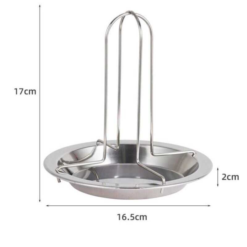 BBQ Beef Chicken Leg Wing Grill Rack 14 Slots Stainless Steel Barbecue Drumsticks Holder Oven Roaster Stand with Drip Pan Tools