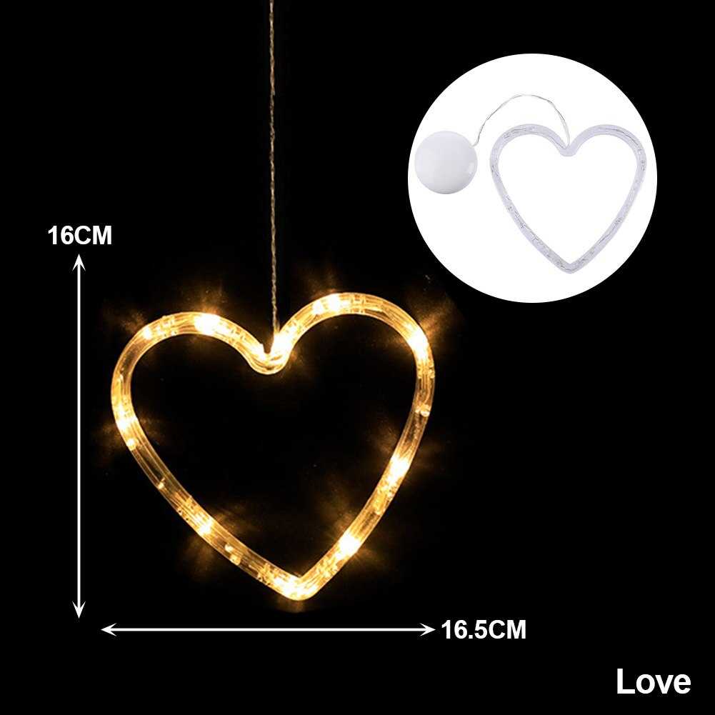 2022 Christmas Decoration Santa Claus Elk LED Light Suction Cup Window Pendant Lamp Noel Natal New Year 2023 Home Decoration