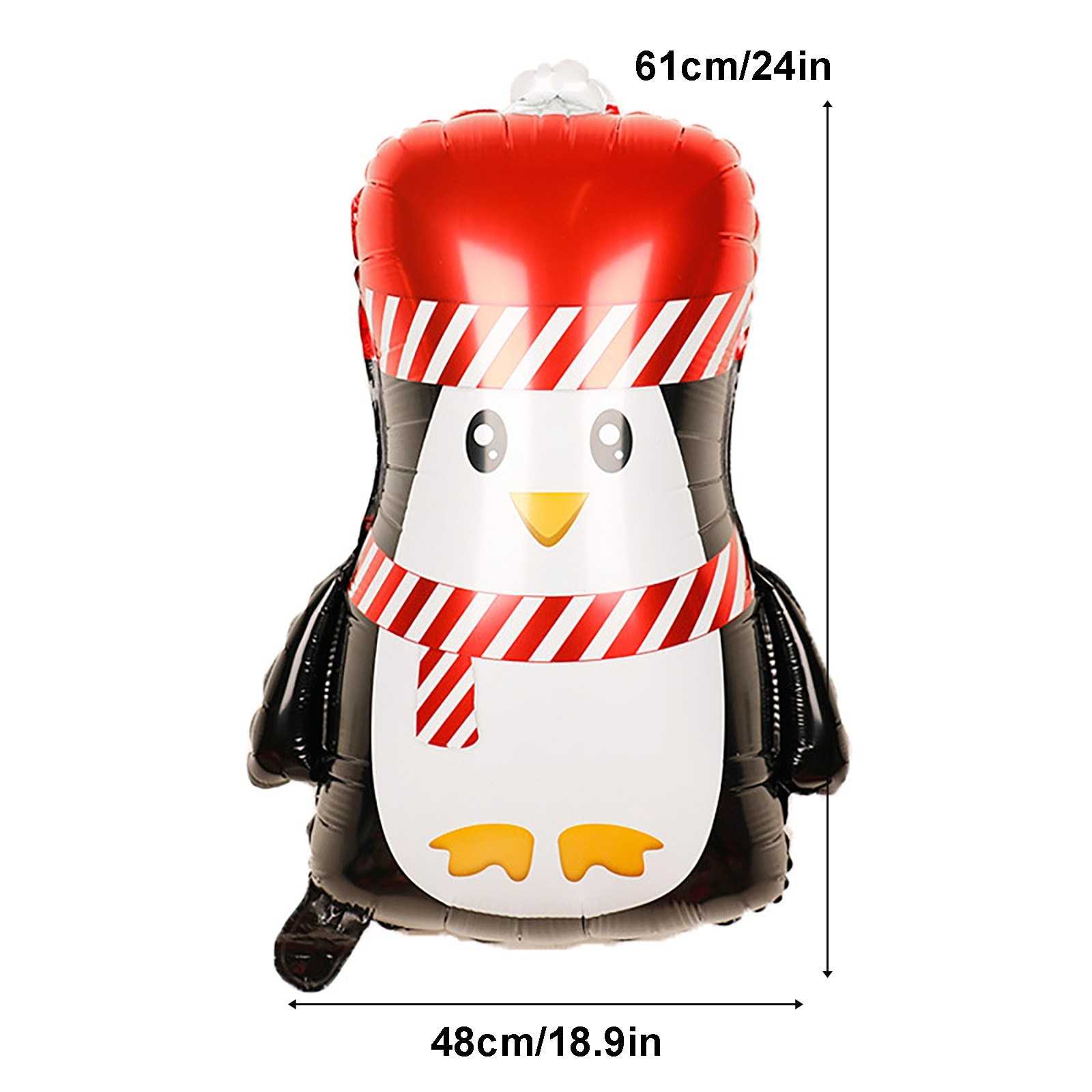 1pcs Mini Christmas Balloons Santa Claus Snowman Elk Air Globos Noel Bell Inflatable Toys Kid Christmas Decoration Navidad 2022