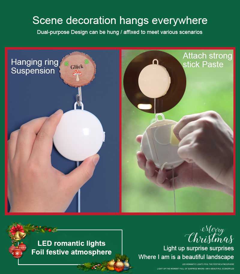 3D Christmas Decoration LED Lights Battery Hanging Lamp Acrylic Board Halloween Hanging Lights Window Decorative Lamp For Party