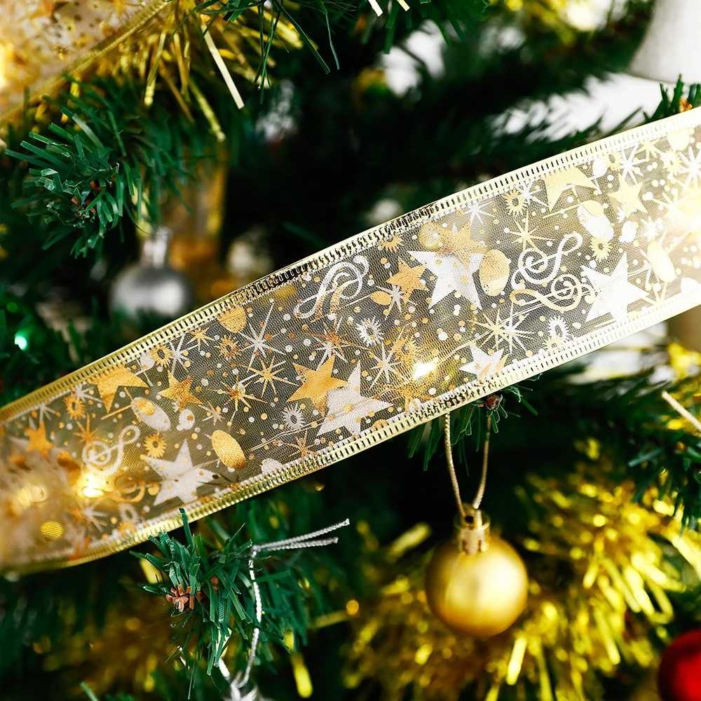 200CM Christmas LED Ribbon String Light Decoration Christmas Tree Ornaments for Home Xmas Santa Claus Gift Navidad 2022 New Year