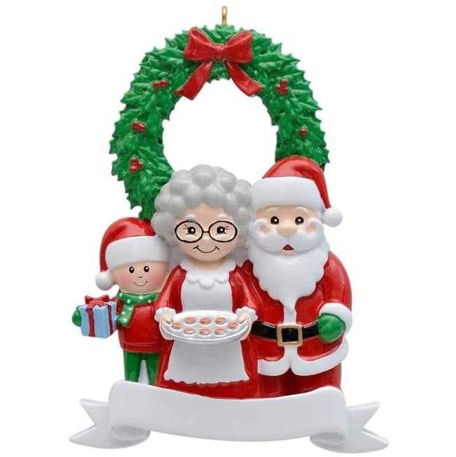 Family Christmas Tree Decoration Pendant Santa Reindeer Snowman Family Christmas Family Pendant Family Party Decoration 2022