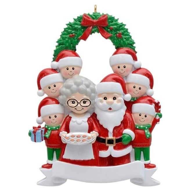 Family Christmas Tree Decoration Pendant Santa Reindeer Snowman Family Christmas Family Pendant Family Party Decoration 2022