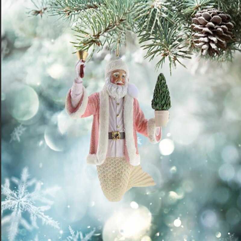 Acrylic Merman Christmas Decoration 2022 Christmas Tree Hanging Pendants Christmas Ornaments Navidad New Year 2023