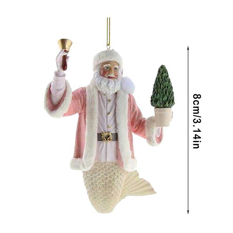 Acrylic Merman Christmas Decoration 2022 Christmas Tree Hanging Pendants Christmas Ornaments Navidad New Year 2023