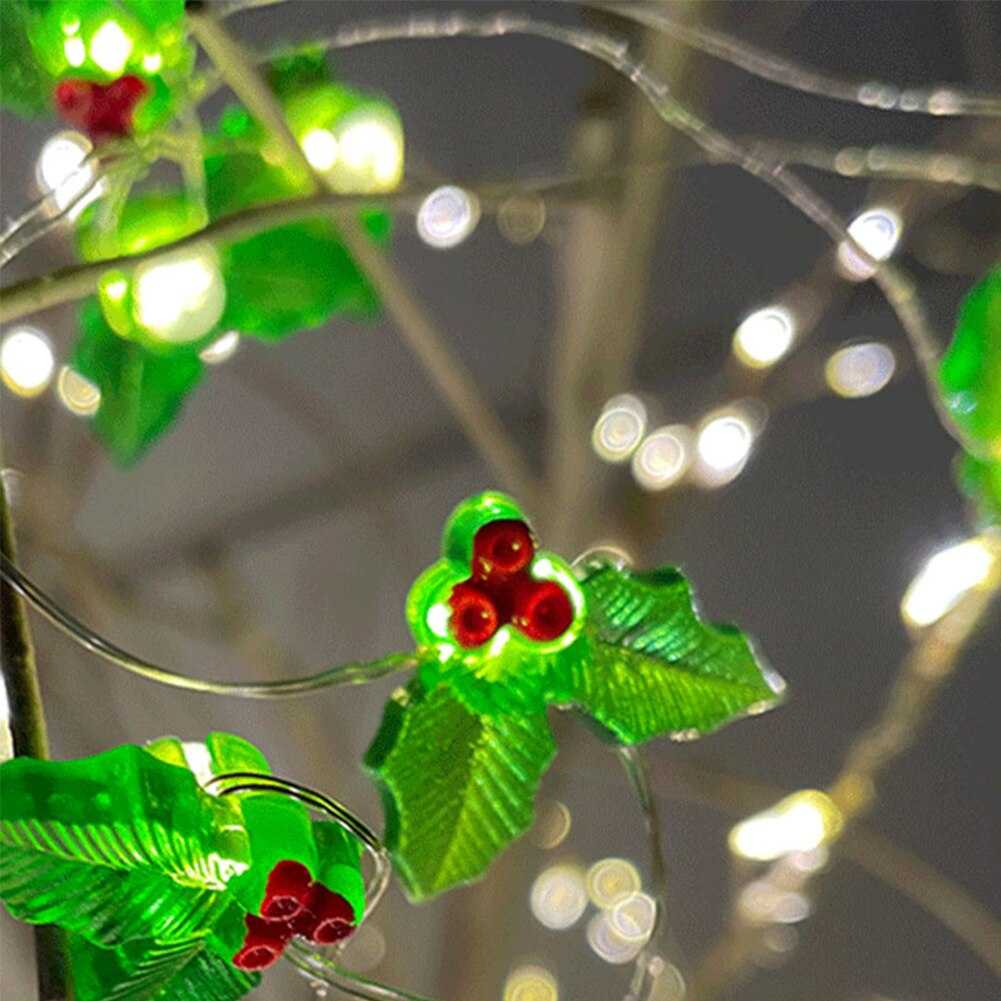 10/20/30 Leds Garland Lights Christmas Bell LED String Light Decor for Home Xmas Ornaments Navidad Gifts Noel 2022 New Year 2023