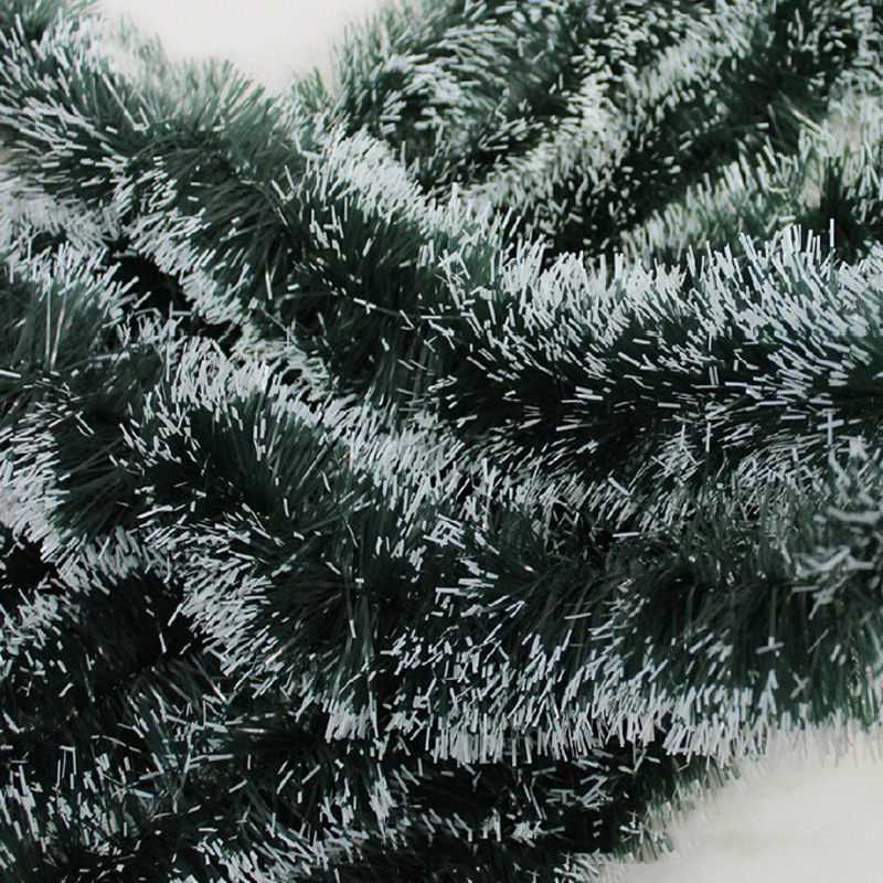 2020 New 2M Christmas Garland Home Party Wall Door Decor Christmas Tree Ornaments Tinsel Strips with Bowknot Party Supplies U3