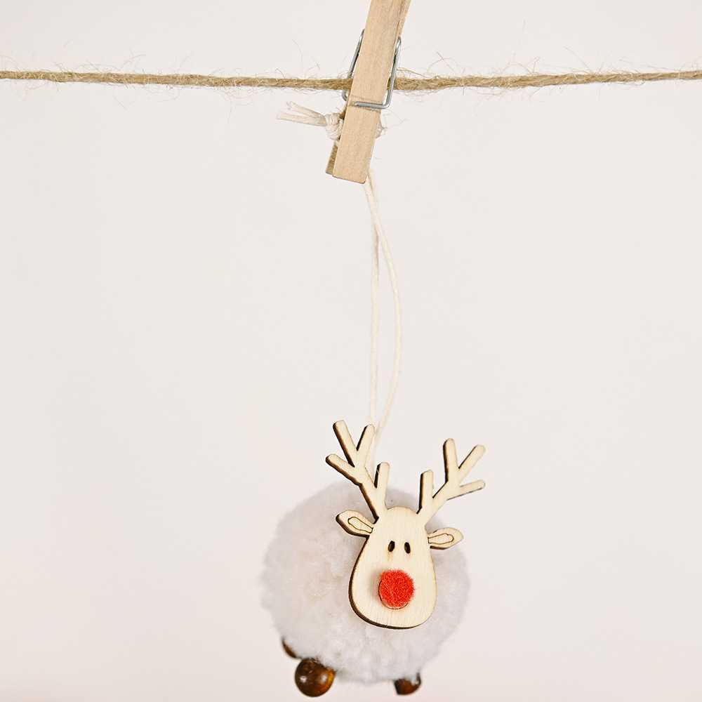 Felt Deer Christmas Tree Elk Toy Christmas Decoration Party Children decoracion navidad Gift New Year 2022