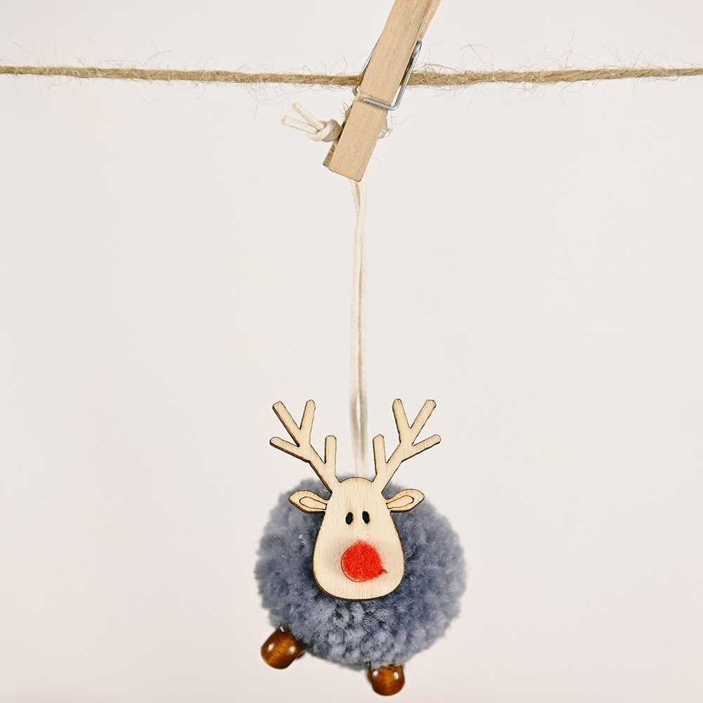 Felt Deer Christmas Tree Elk Toy Christmas Decoration Party Children decoracion navidad Gift New Year 2022