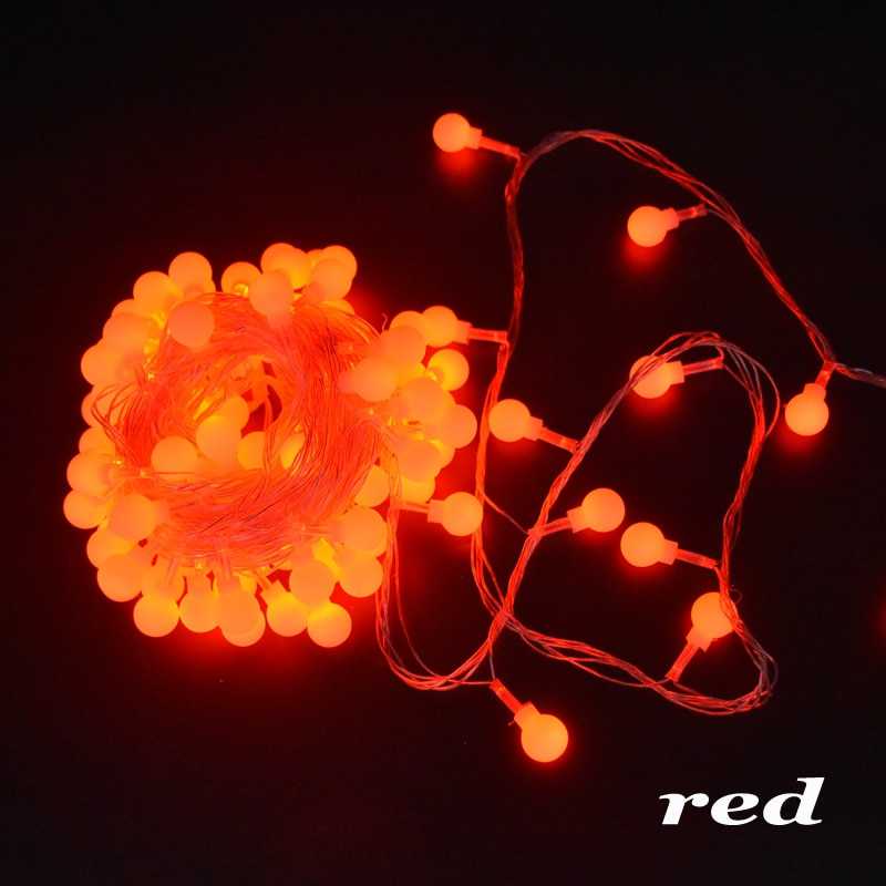 6m 10m 20m 30m 50m Ball Christmas Lights 110V 220V Bulb Fairy Led String Light for Home Wedding Holiday Outdoor Decorative Lamp