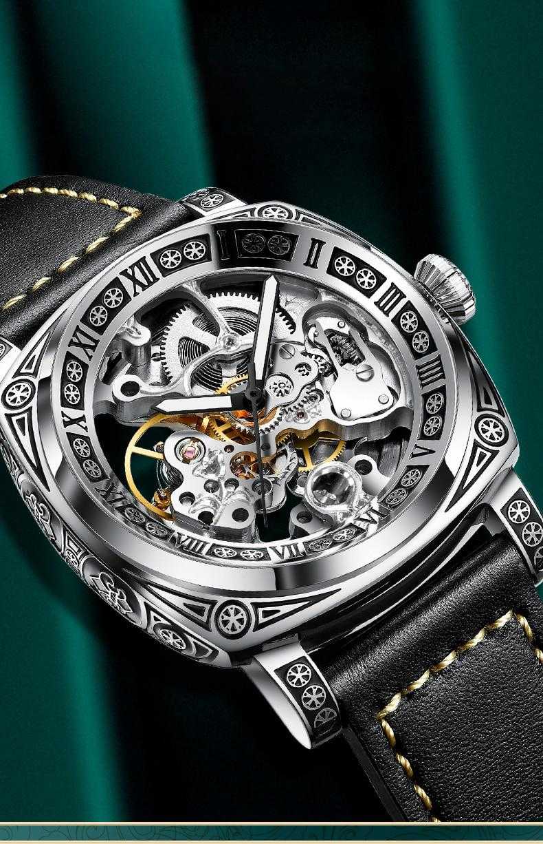 Luxury Hollow Dial Mechanical Watch