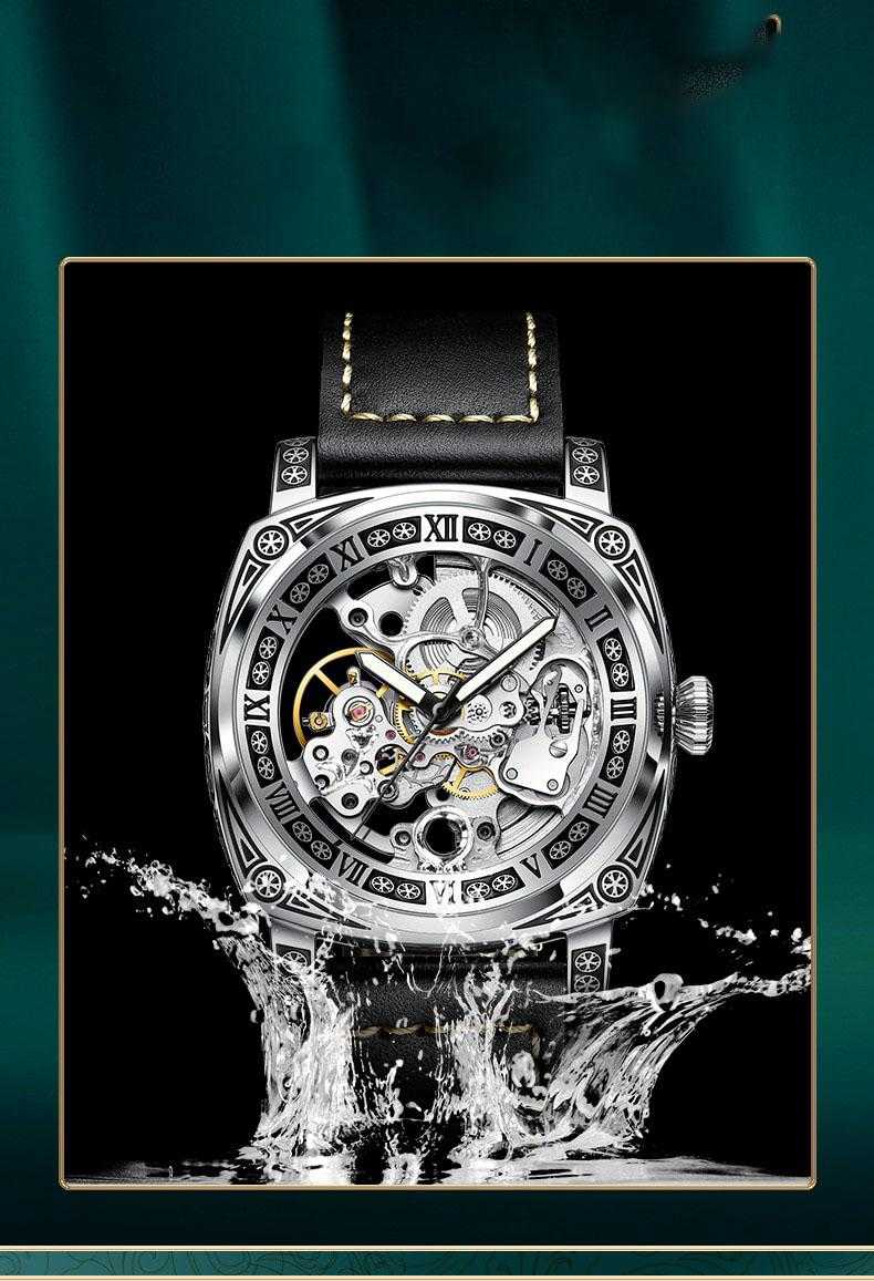 Luxury Hollow Dial Mechanical Watch