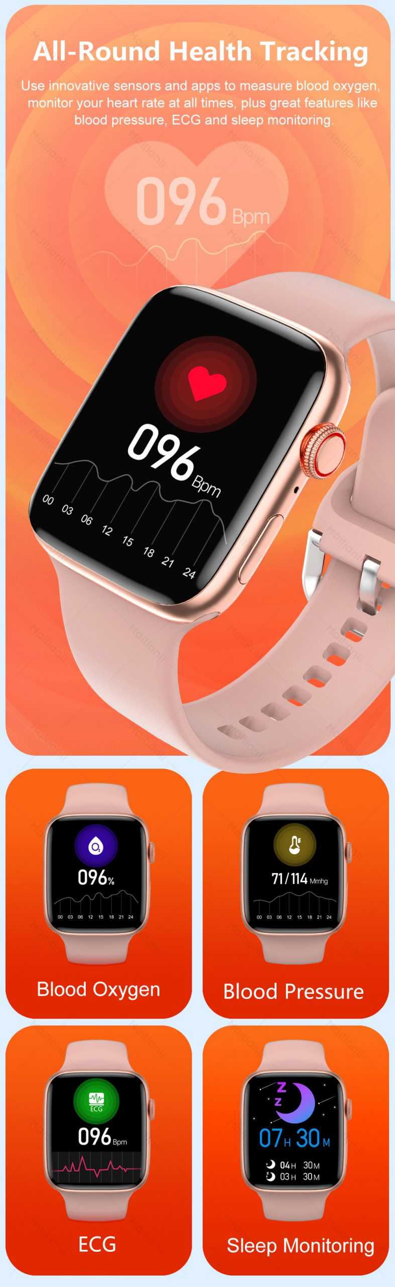 2022 Men Women Smart Watch NFC Door Access Unlock Smartwatch Bluetooth Call Fitness Bracelet Custom Watch Face Wireless Charging