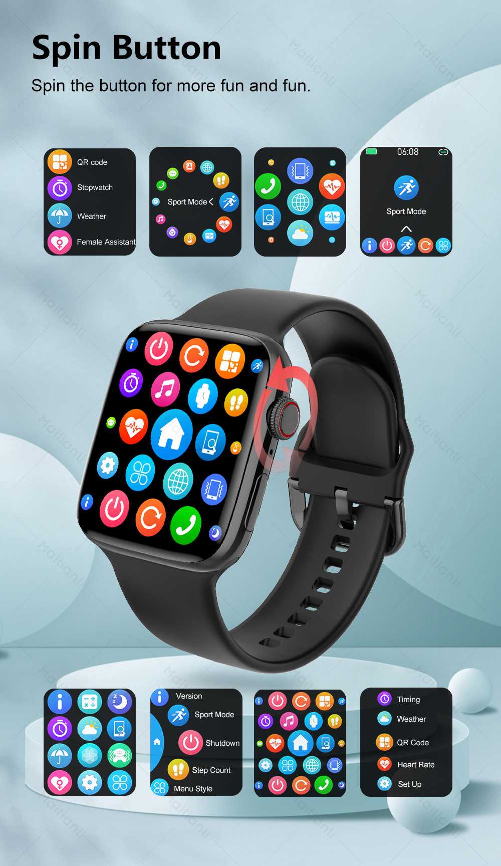 2022 Men Women Smart Watch NFC Door Access Unlock Smartwatch Bluetooth Call Fitness Bracelet Custom Watch Face Wireless Charging