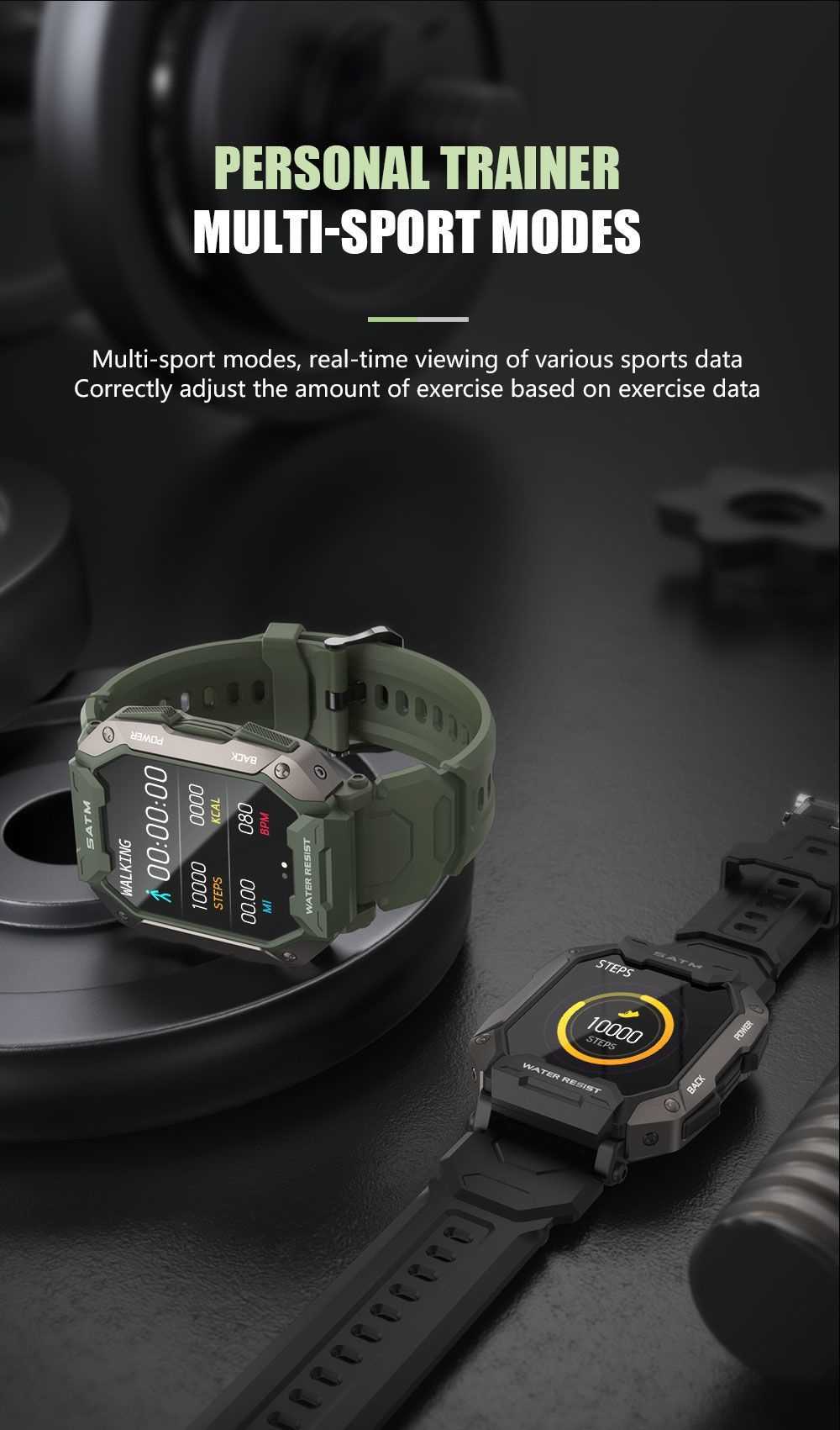 2022 New Full Touch Smartwatch For Android Xiaomi Blood Pressure Oxygen Fitness Watch 5 Atm Waterproof Smart Watch Men Military