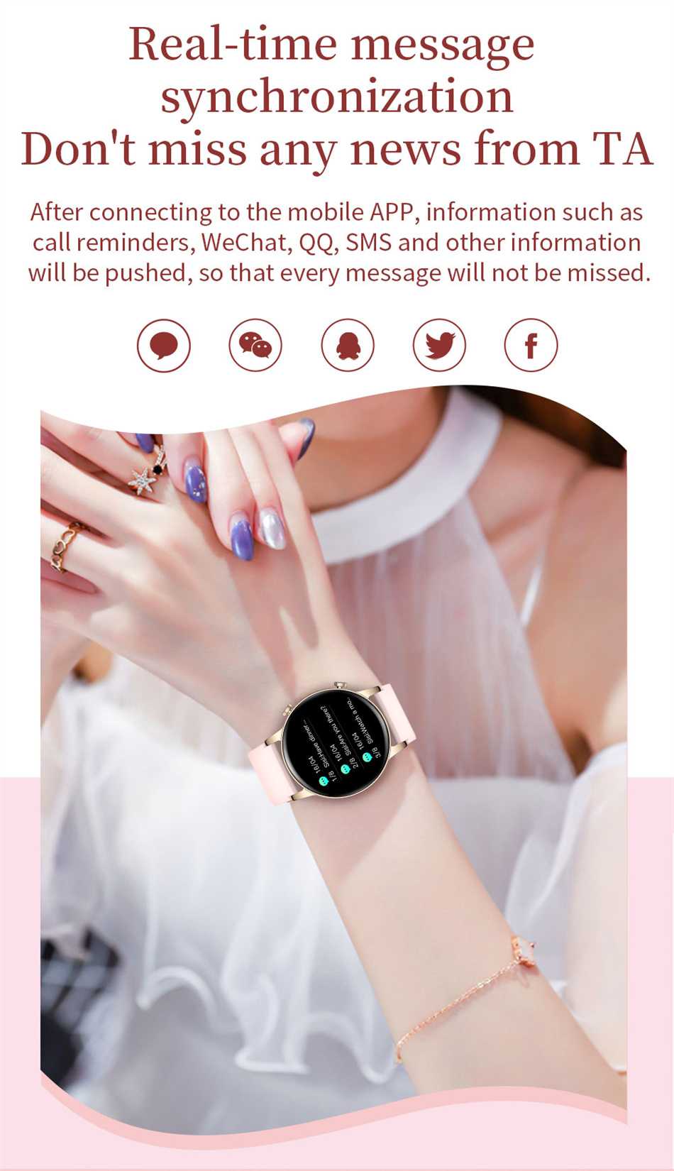 New Bluetooth Call Ladies Smart Watch Women AMOLED 360*360 HD Screen Always Display Watches Custom Dial SmartWatch For Xiaomi