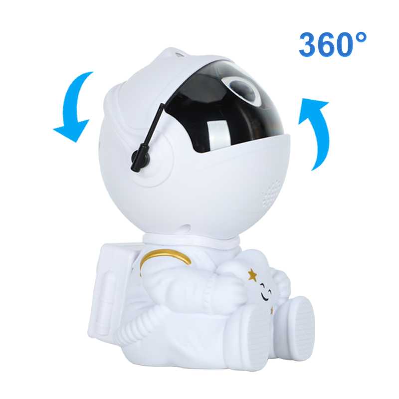 Galaxy Star Projector LED Night Light Starry Sky Astronaut Porjectors Lamp Bedroom Decor Nightlight Luminaire Kids Birthday Gift