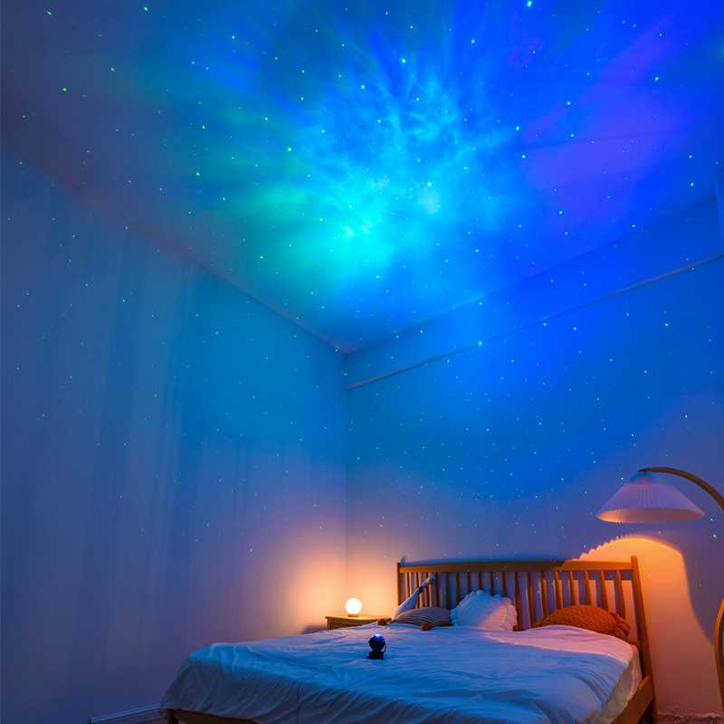 Galaxy Star Projector LED Night Light Starry Sky Astronaut Porjectors Lamp Bedroom Decor Nightlight Luminaire Kids Birthday Gift