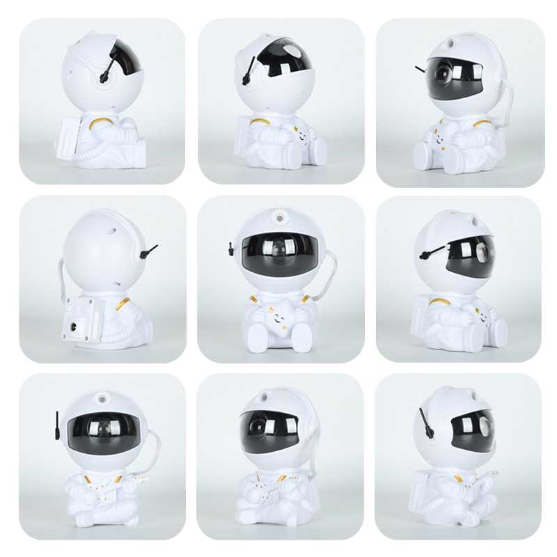 Galaxy Star Projector LED Night Light Starry Sky Astronaut Porjectors Lamp Bedroom Decor Nightlight Luminaire Kids Birthday Gift