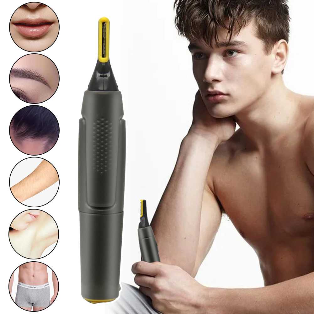 Precision Trimmer Electric Nose hair trimmer Mini Portable Ear Trimmer for Men Nose Hair Shaver Waterproof Safe Clean