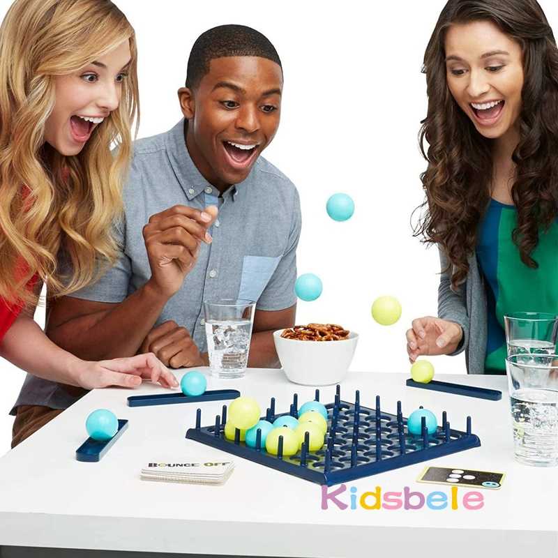 Kids Ball Bouncing Game Parent-child Interaction Board Game Toddler Toss Ball Game Fun Party Game