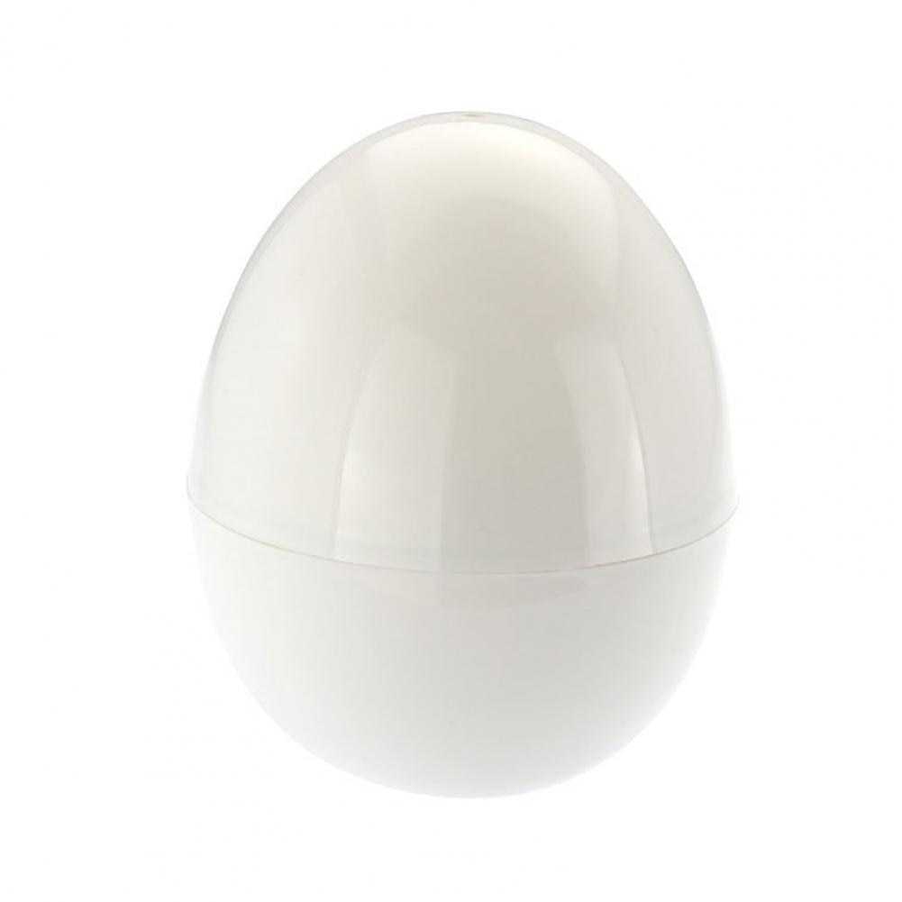 Egg Steamer Egg Boiler Practical 4 Eggs Capacity Egg-shaped Simple White Microwave for Breakfast