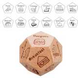 Food Dice Food Dicesion Game Wooden Dice Couple Date Night Ideas Funny Gift For Couples Anniversary Halloween Valentine's Day