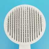 Self Cleaning Slicker Brush For Dog And Cat Removes Undercoat Tangled Hair Massages Particle Pet Comb Improves Circulation