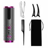 Popular Portable Cordless Automatic Ceramic Lcd Display Curler Usb Charging Rotating Curling Hair Styling Tool